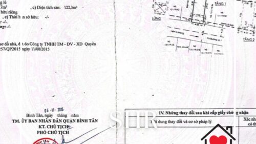 bán nhà hẻm xe hơi Bình Tân mua nhà dưới 5 tỷ SHR Bình Tân