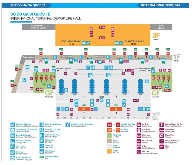 sân bay tân sơn nhất có bao nhiêu nhà ga sân bay tân sơn nhất có bao nhiêu nhà ga