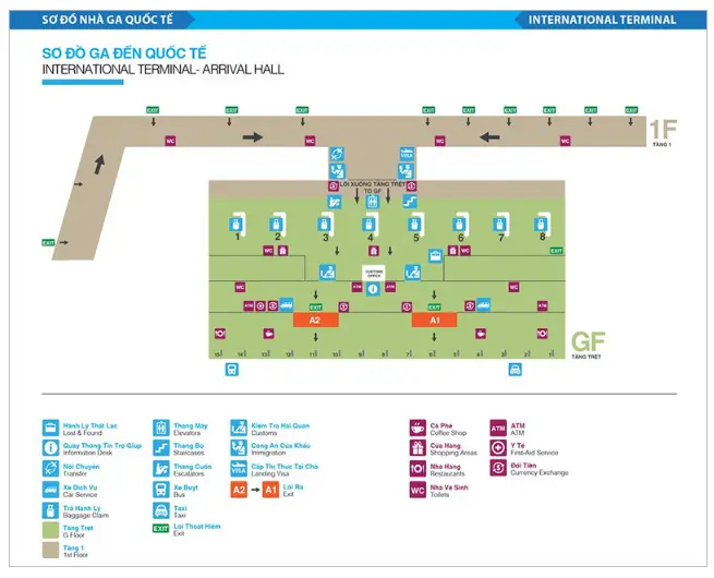 sân bay tân sơn nhất có bao nhiêu nhà ga sân bay tân sơn nhất có bao nhiêu nhà ga