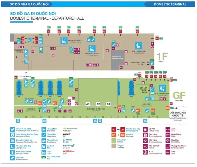 sân bay tân sơn nhất có bao nhiêu nhà ga sân bay tân sơn nhất có bao nhiêu nhà ga